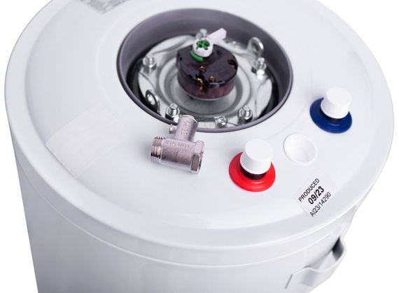 Водонагрівач Bandini Water Heaters SE 45 SLIM, 45 л, 2000 кВт, "мокрий" ТЕН, вертикальний, Slim, білий (000004557) | Зображення 2