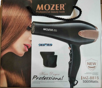Потужний якісний фен Mozer MZ-8815 для сушіння укладання волосся електрофен | Зображення 1