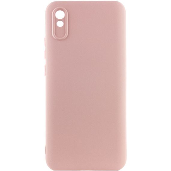 Чехол Silicone Cover Lakshmi Full Camera (AAA) для Xiaomi Redmi 9A Розовый / Pink Sand