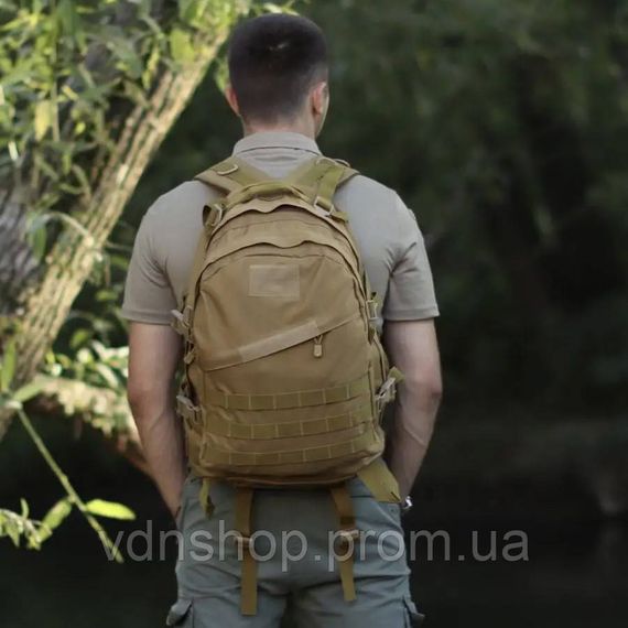 Військовий спецрюкзак, Рюкзак наплічний тактичний, Рюкзак військовий бойовий Якісний тактичний NJ-27 | Зображення 7