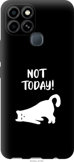 Чехол на Infinix Smart 6 Уставший кот "4535u-2758-17620"