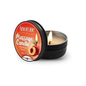 Масажна свічка "Спокусливий персик" Amoreane Peach Me Up (30 мл) Sex Aura