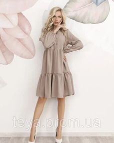 Плаття для жінок колір бежевий FI_000417