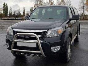 Кенгурятник QT008 (нерж) для Ford Ranger 2007-2011 гг