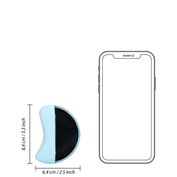 Вібратор Lay-on з імітацією постукування, блакитний Loveline (Нідерланди) sexstyle | Зображення 7