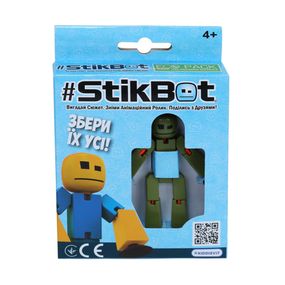 Фігурка для анімаційної творчості StikBot TST616-23UAKDM мілітарі