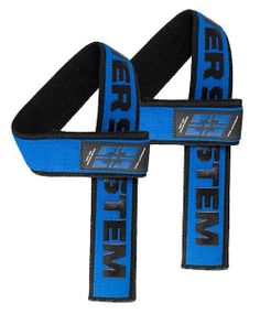 Лямки для тяги Павер сістем PS-3401 Lifting Straps Duplex Black/Blue