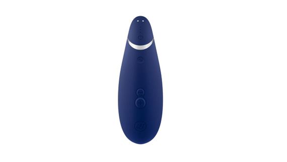 Вакуумний кліторальний стимулятор Womanizer Premium 2 Blueberry – Smart Silence, водозахист, USB-зарядка | Зображення 5