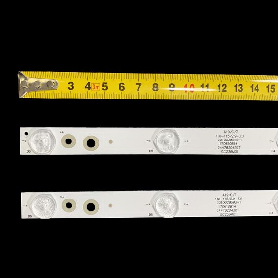 Підсвітка GC236D06-ZC21FG-03 303GC236031 GC236D06-ZC14F-03 303GC236041 TV 32" inch 423mm 6-led 2шт. | Зображення 5