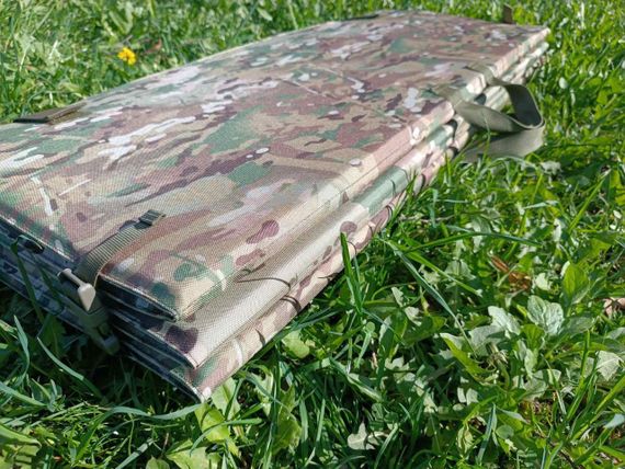 Мат килимок стрілецький тактичний Великий 270*110 см військовий Мультикам з 6 секцій зложується | Зображення 7