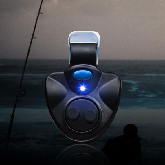 Електронний сигналізатор клювання зі світлозвуком, AND385 / Світлозвуковий сигналізатор на прищіпці для риболовлі | Зображення 1