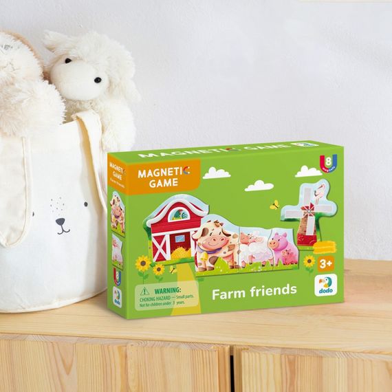 Дитяча магнітна гра "Друзі з ферми" 200255, 8 елементів | Зображення 4