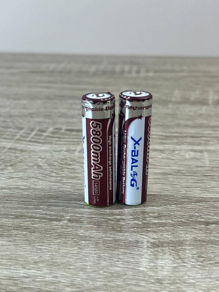 Акумулятор 14500 X-Balog 5800mAh 4,2 V Li-ion батарейка для ліхтариків з захистом від розряду та перезарядження | Зображення 4
