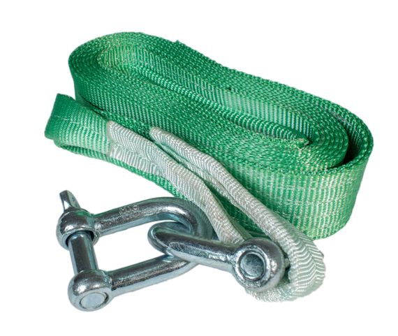 Буксирувальний трос 5 т 4,5 метри автомобільний  петля-скоба | Зображення 5