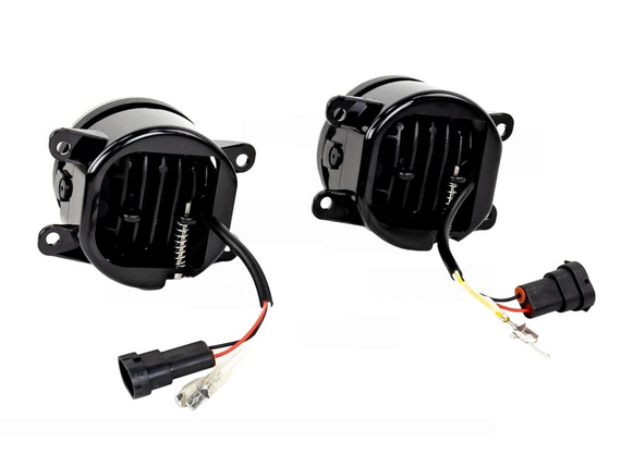 Комплект протитуманних LED фар AllLight FB-411 D=90мм DRL+поворот (Renault, Citroen, Ford, Mitsubishi, Peugeot, Subaru) | Зображення 2