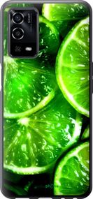 Чохол на Oppo A55 Зелені часточки лимона "852u-2273-2448"