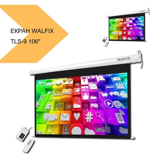 Екран для проектора Walfix TLS-9 16:9, 106 дюймів (TLS-9_7130) | Зображення 2