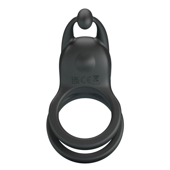 Кільце ерекційне Pretty Love - Goodwin Vibrating Double Penis Ring, BI-210222 Sex Aura | Зображення 3