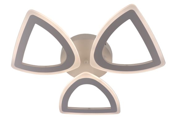 Люстра світлодіодна стельова LED світильник для квартири на стелю лед з пультом 25618 Білий 8х57х57 см. | Зображення 1