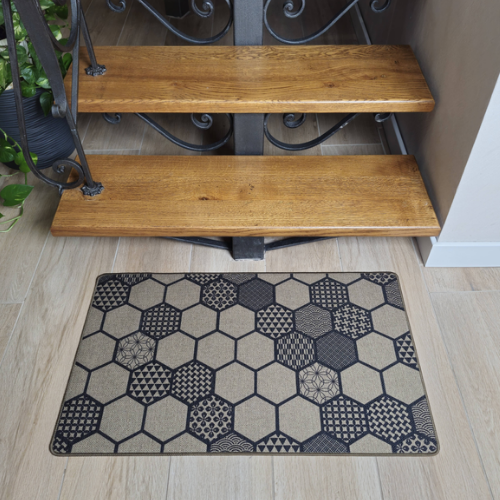 Килимок універсальний для підлоги льон Мозаїка 60*90см Дариана | Зображення 2