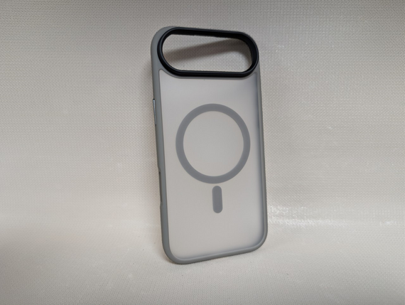 Чохол для iPhone 17 Air / Айфон 17 Аір, WAVE Matte Insane Case, напівпрозорий, soft-touch, сірий