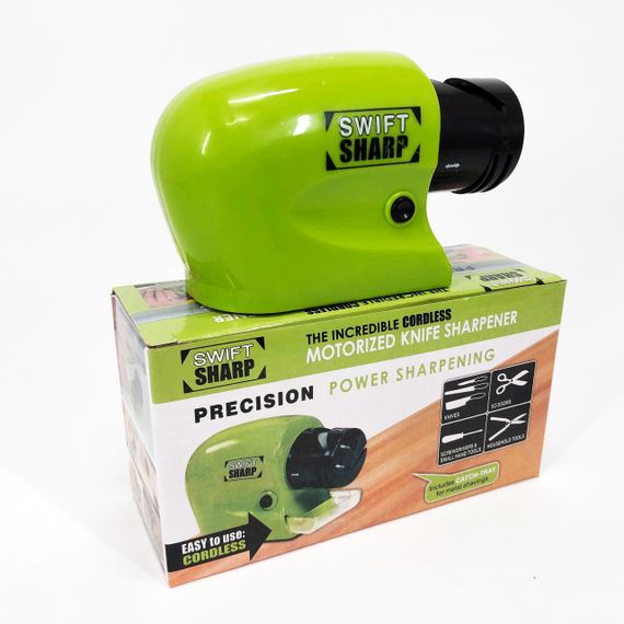 Точилка для ножів від мережі електрична Swift Sharp DY-521, Хороша електронна точила для ножів KF-91 | Зображення 9