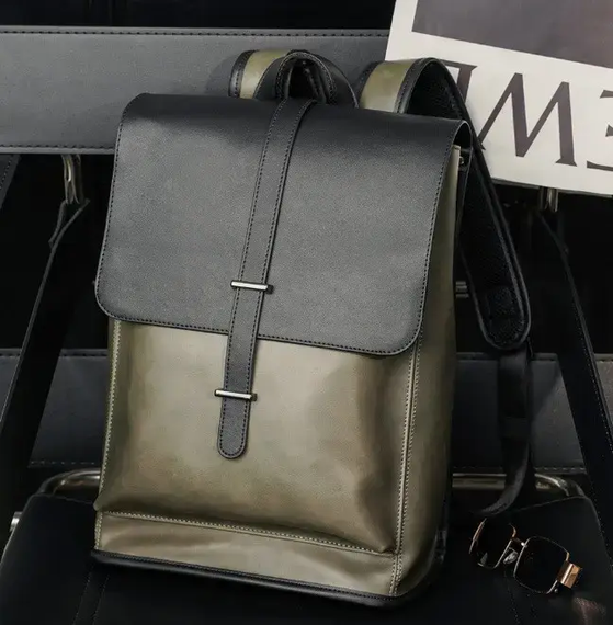 Рюкзак чоловічий міський великий у вінтажному стилі Хакі (425Х)