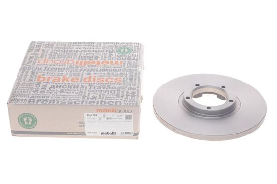 Диск гальмівний передній Ford Transit 85-92 254x14.3  повний  23-0163 | Зображення 1