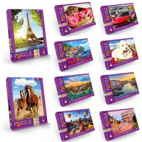 Пазлы Danko Toys C2000-01-01-02-03-04-10 2000 деталей