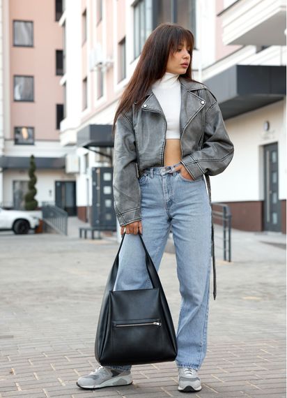 Сумка жіноча Sambag HOBO BLISS Чорна 34 х 31 х 12 см (53453070) | Зображення 3