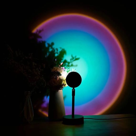 Лампа Атмосферна Проекційний Світильник ЗАКАТ Atmosphere Sunset KL-747 Lamp Q07 | Зображення 7