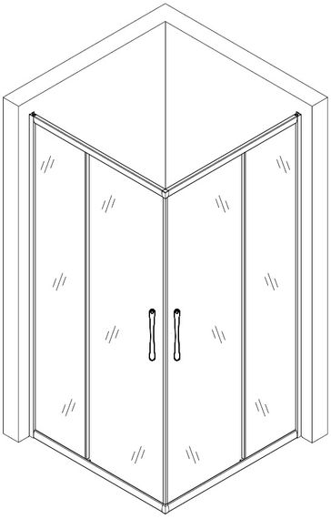 Душова кабіна BRAVO ODRA 80N | Зображення 3