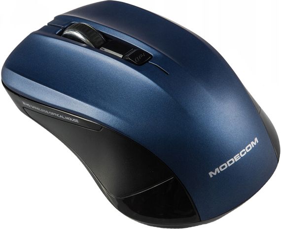 Мишка  Modecom MC-WM9.1, бездротова, 4кн., 1600dpi, чорно-синя | Зображення 5