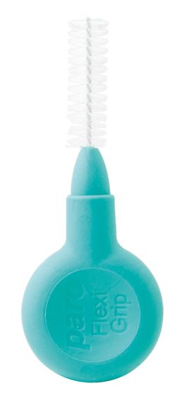 Міжзубні щітки paro® FLEXI-GRIP, середні, зелені, циліндричні (Ø щітки 5 мм, ДОО* 1.3 мм), 1 уп. x 48 шт.