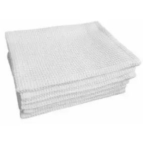 Набір кухонних рушників вафельних 6 шт М&М 20x45 см Білі (213742)