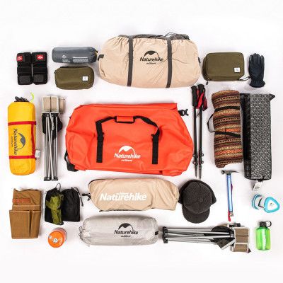 Сумка дорожная Naturehike баул водонепроникний NH20FSB03 90 л червона (6927595744314) | Зображення 3