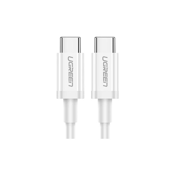 Дата кабель USB-C to USB-C 2.0m 18W US264 White Ugreen (60520) | Зображення 1