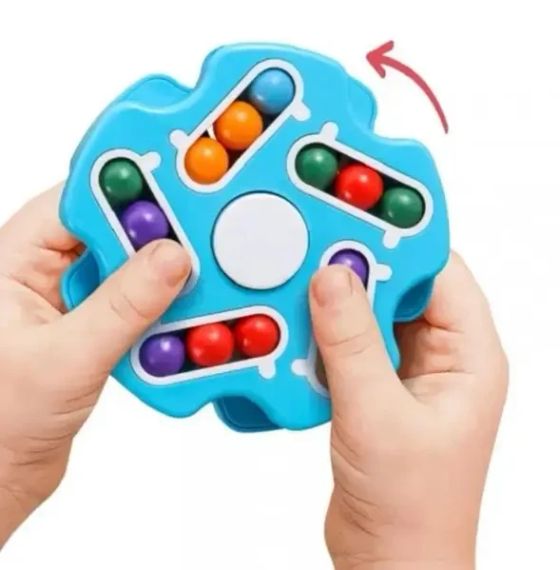 Головоломка антистрес Magic Bean Cube NJ-0068 Блакитна