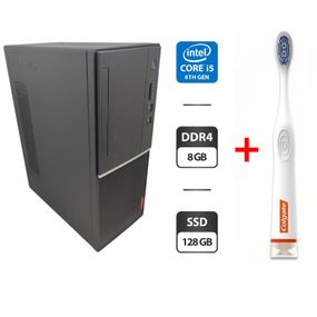 Комп'ютер Lenovo V520 Tower / Intel Core i5-6500 (4 ядра по 3.2 - 3.6 GHz) / 8 GB DDR4 / 128 GB SSD / Intel HD Graphics 530 б/в + Подарунок  Розумна інтерактивна зубна щітка Colgate Connect M1 / Bluetooth