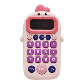 Музична гра 99-7 Калькулятор 14см, звук, на бататарі, в коробці (6903317586493) Рожевий