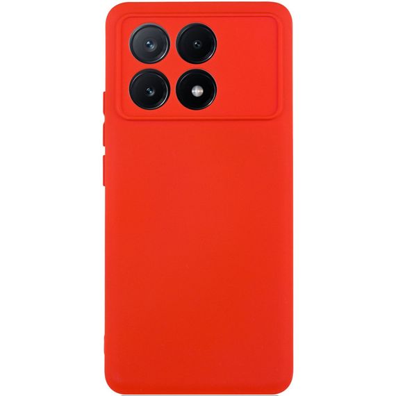 Чохол Silicone Cover Lakshmi Full Camera (A) для Xiaomi Poco X6 Pro Червоний / Red
