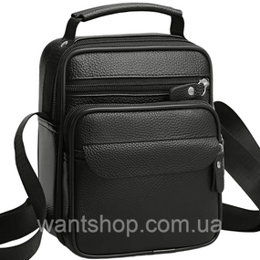 Чоловіча сумка-барсетка шкіряна через плече з ручкою Bexhill TM-26431