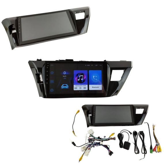 Штатна автомагнітола Toyota Corolla EX 2007 (9") Android 10.1 (4/32) чорний (MER-14138_5408) | Зображення 4