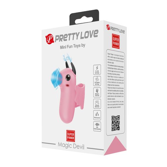 Вибростимулятор PRETTY LOVE MAGIC DEVIL, 10 thrusting settings 1 electric shock function Sex Aura | Зображення 1
