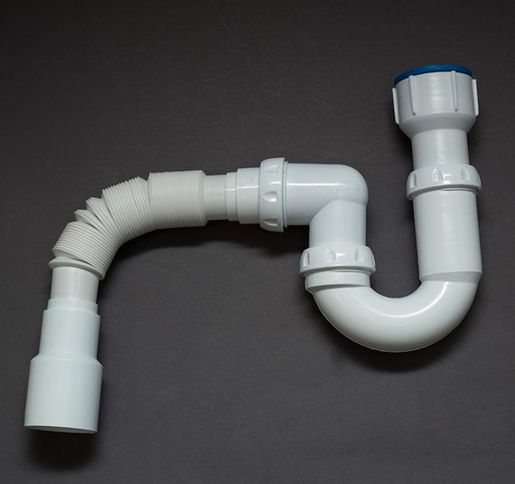 Сифон для пісуара Ø40 прямотічний з гофротрубою Ø40х40/50 UNICORN K320 1/45 | Зображення 3