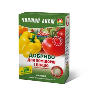 Добриво "Чистий лист" Kvitofor  для томатів та перцю - 300 г