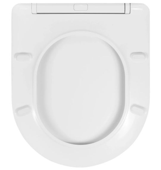 Унітаз підвісний безобідковий Kroner Harz WHI483632 TORNADO з сидінням (KH483632WHIT) (CV032967) | Зображення 3