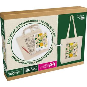 Набор для творчества экосумка-раскраска "Лимоны" N0003610, 38х42 см