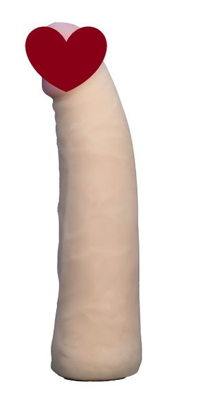 Насадка для страпона тілесна EGZO CIBERSKIN NSTR04 ( 17,5 см х 3,8 см ) Sex Aura