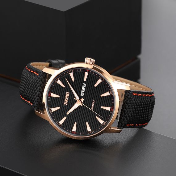 Годинник S2kmei 9303RGBK Rose Gold-Black | Зображення 2